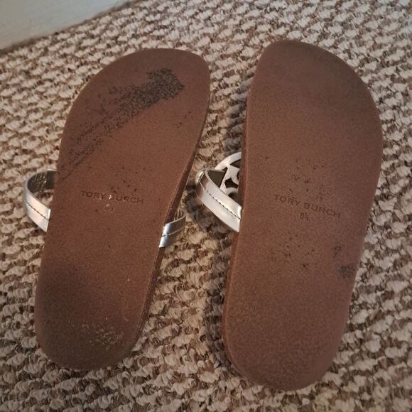 Tory Burch Sandals Women's 8.5 Miller Cloud Shearling Cozy Soft Comfy Designer - Picture 6 of 7